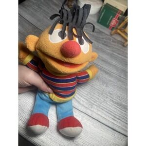 Sesame Street Ernie Muppets 11" Plush Fisher Price Mattel 2002 Stuffed Animal